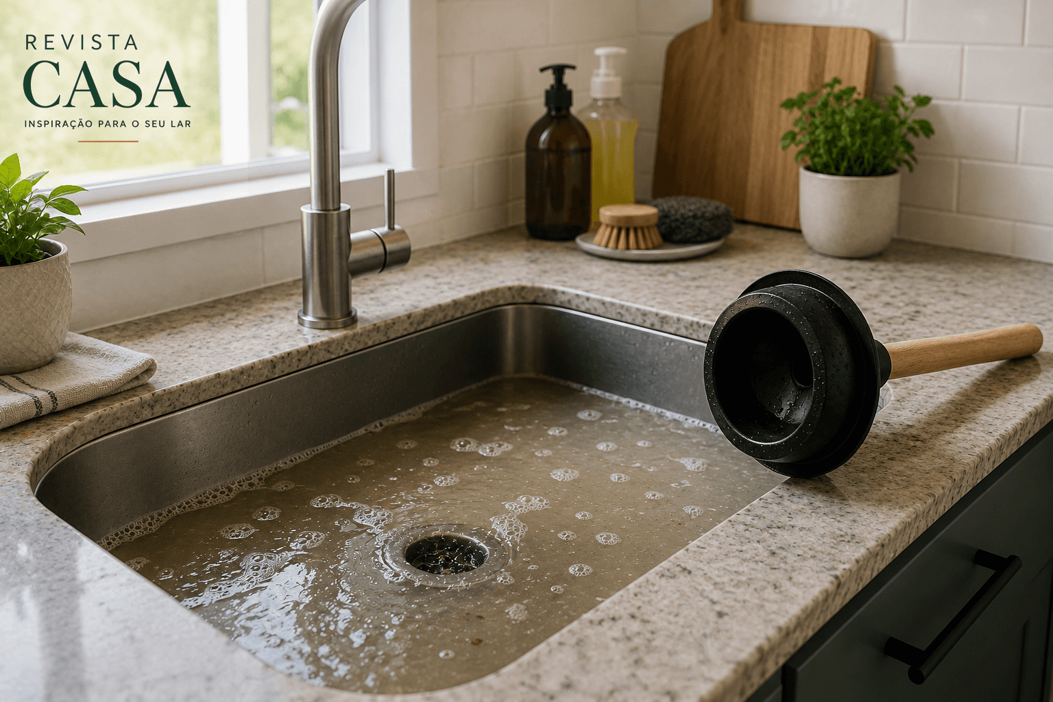 Como Desentupir Pia de Cozinha: 9 Métodos que Funcionam Antes de Chamar um Encanador