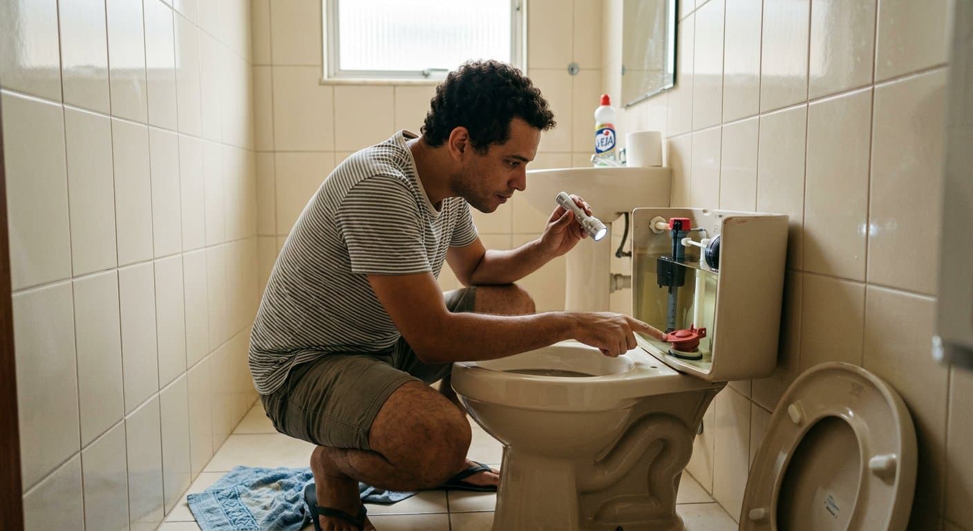 Caixa acoplada vazando: como saber se é boia ou vedante